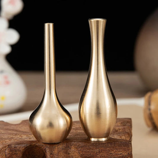 Mini Pure Copper Gold Vase - Nordic Design