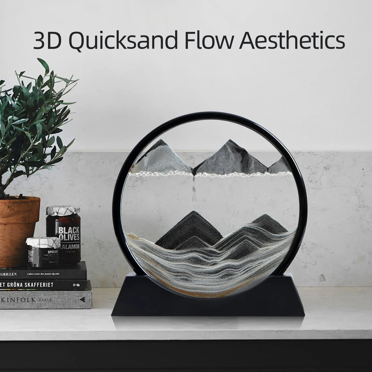 3D Flowing Quicksand Picture for Home Decor