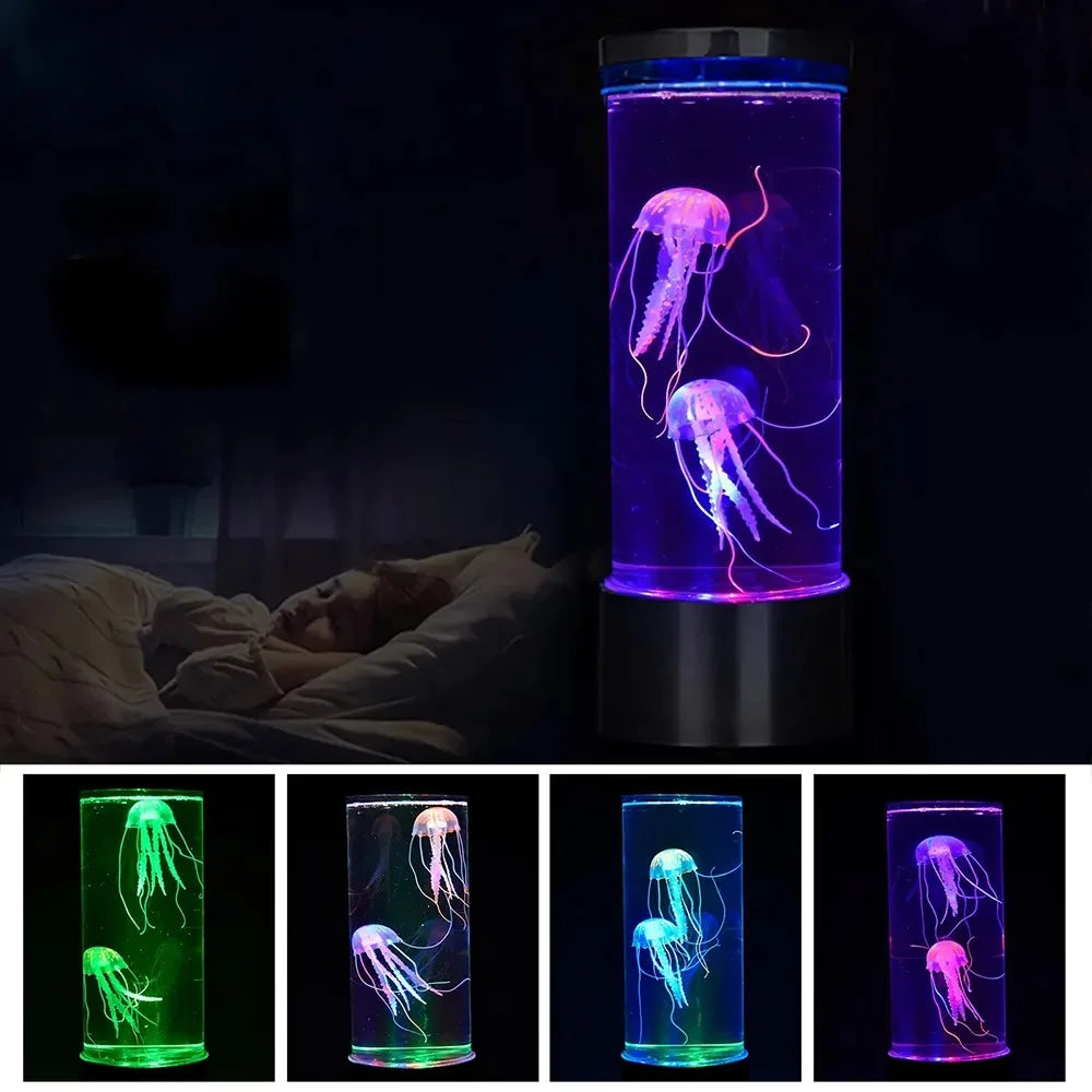 Color-Changing Jellyfish Lamp with LED Lights