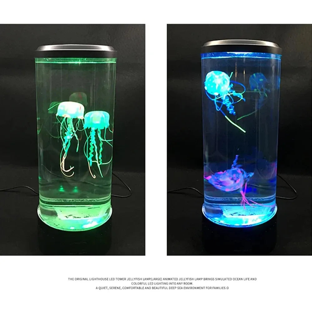 Color-Changing Jellyfish Lamp with LED Lights