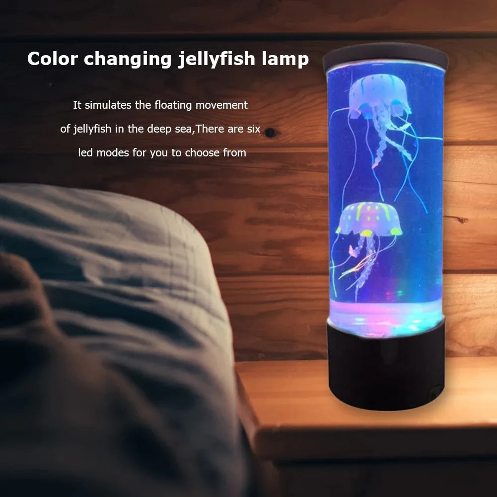 Color-Changing Jellyfish Lamp with LED Lights